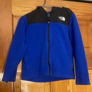 The North Face Kids Royal Blue and Black Hoodie